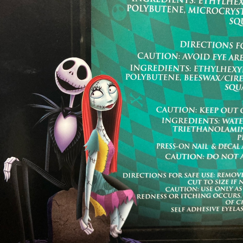 New Nightmare before Christmas Makeup Set.  Sold - Picture 12 of 13